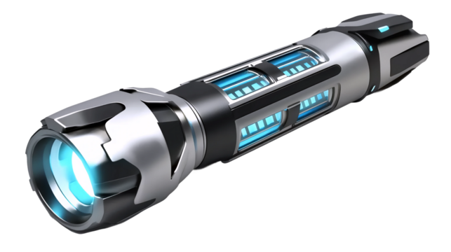 Metallic Torch Design