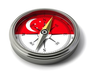 シンガポールの方位磁針