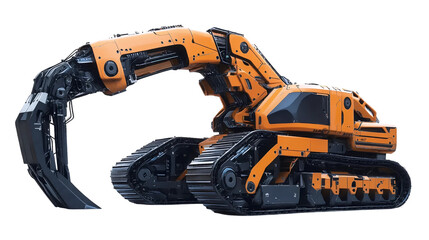 Naklejka premium Autonomous Construction Robot