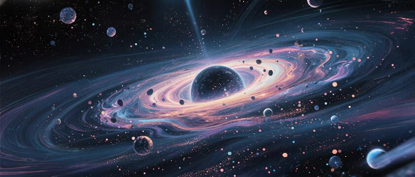 Cosmic Dance Black Hole Accretion Disk and Stellar Gravitational Dance