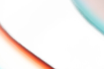 Naklejka premium Abstract multicolor blurred gradient shape cutout on transparent background, glowing colors gradients effect, grungy texture, vibrant colors.