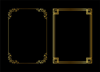 vintage frames vector art ornament