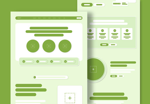 Travel Website Landing Page Clean Wireframe