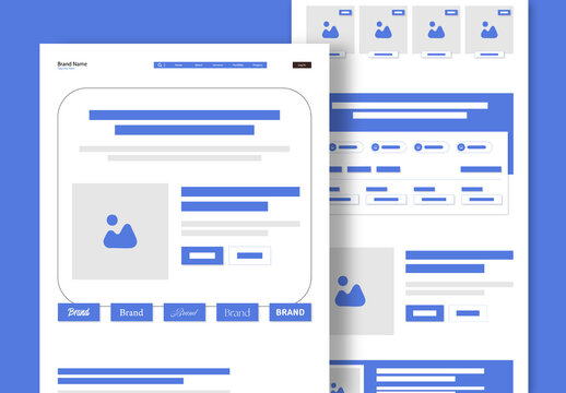 Conversion Travel Landing Page Wireframe Template
