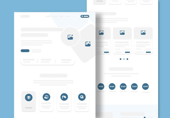 Real Estate Website Wireframe