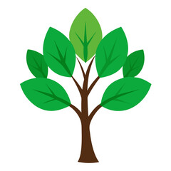 green tree vector