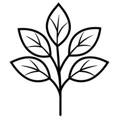 vector tree silhouette