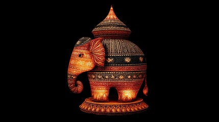diwali lantern Wesak kudu sri lanka buddha for vesak day Ceylon festival poya day 4k with alpha. High quality