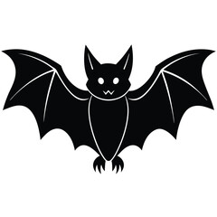 bat on a black