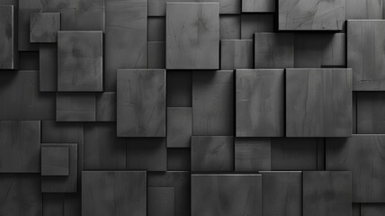 Abstract picture of black geometric texture graphic with minimal, monochrome style design. Modern art present about the seamless pattern textiles perfect for creative background and wallpaper. AIG53.