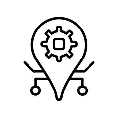 Smart Living AI Tech Icons – Linear Style Vector Pack