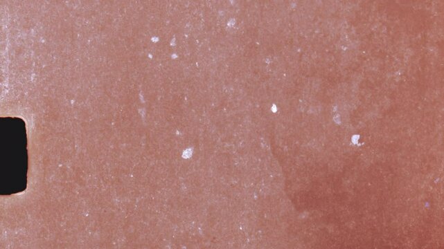 Super 8 film burn effect overlooking parisian buildings