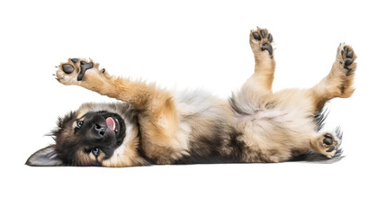 Happy Pup on Floor © Muhammad