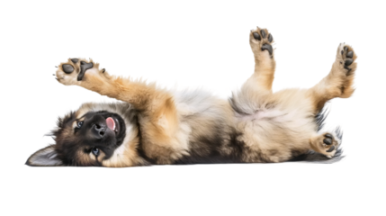 Happy Pup on Floor