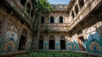 Indian old abandoned villa