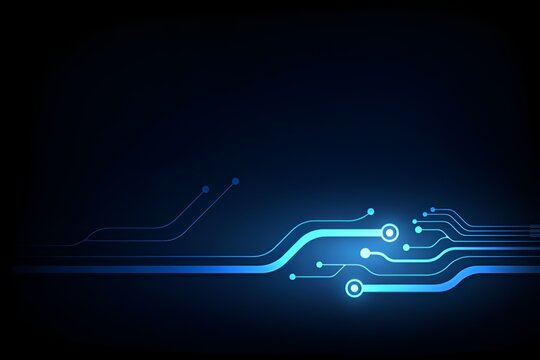  abstract technology blue background photo 