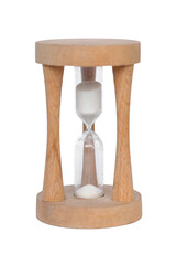 Classic Hourglass Timer Featuring a Beautiful Wooden Frame for Effective Time Management