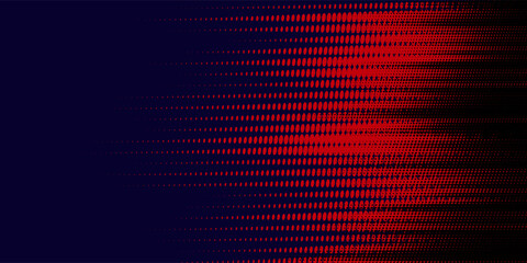 Halftone dots red and blue color pattern gradient grunge texture background. Dot pop art comic sport style vector illustration. grunge vector dots
