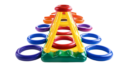 Giant Stacking Rings Game