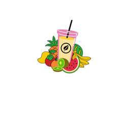 Summer Tacos with Tropical Salsa on Leaves