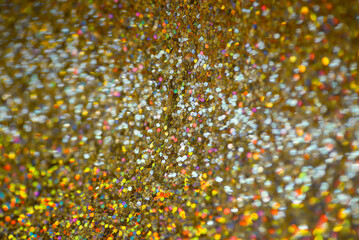 A Stunning Shimmering Gold Glitter Texture Background that Captivates and Inspires Creativity