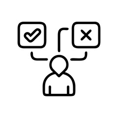 Auto Decision Panel – Smart Lifestyle Control Line Icons