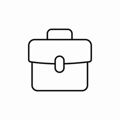 briefcase portfolio icon sign vector