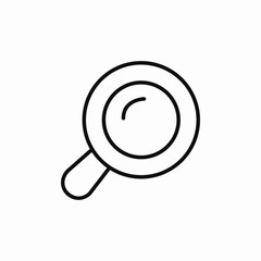 lens search icon sign vector