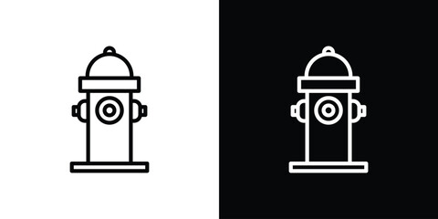 Fire hydrant icon vector, Symbol, logo illustrations