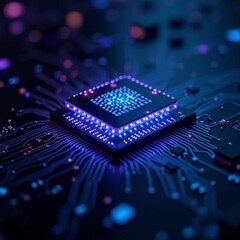 close up of a circuit board