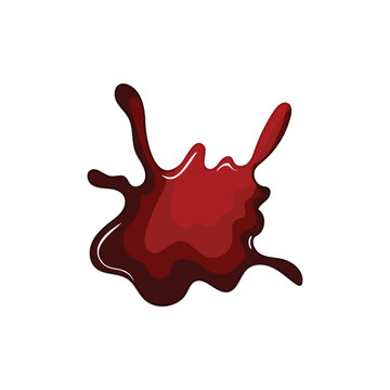 transfer blood stain cartoon vector illustration