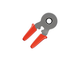 crimping tools icon 3d illustration render