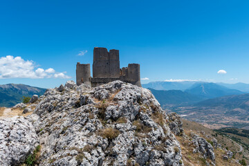 Veduta del Castello di Rocca Calascio - Calascio - L'Aquila - Abruzzo - Italia