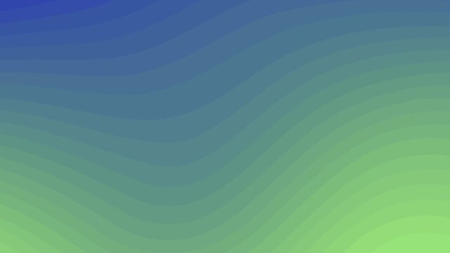 Abstract background wave curve paper cut flowing gradient blue to yellow color