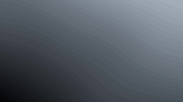 Abstract background wave curve paper cut flowing gradient gray color