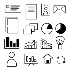 business icons set