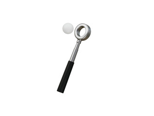 golf ball picker icon 3d illustration render