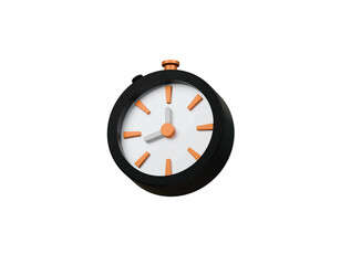 chrono icon 3d illustration render