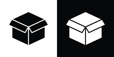 Open box icon vector, Symbol, logo illustrations