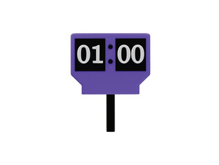 scoreboard icon 3d illustration render