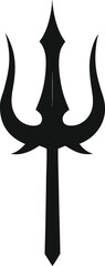 Symbol of Power and Protection A Mystical Trident Emblem