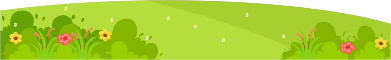 yard flower background