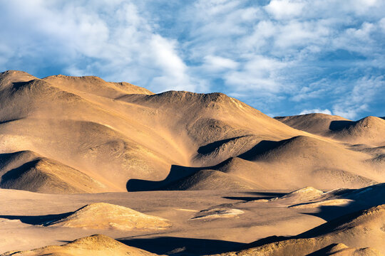 Stunning view of highland mountains in La Puna, Argentina