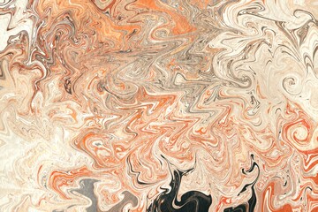 Marble effect with earthy tones and dynamic swirls