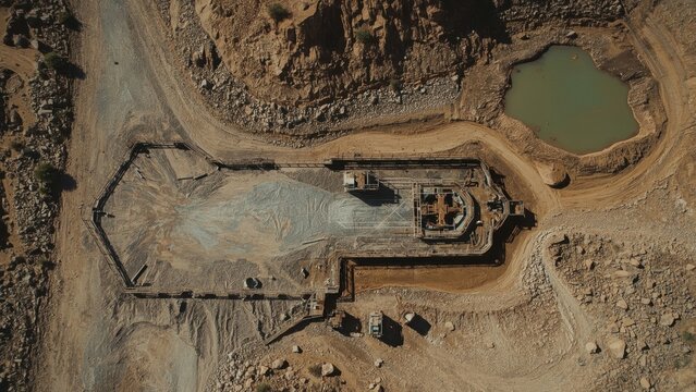 Quarry Construction Aerial photography Demolition Lithium extraction Biocement Marut drones equipment Qanun Storage tank Moat remoteID Anthropocene Aidash Makhtesh Water Dredging Stupa Sustainable ce