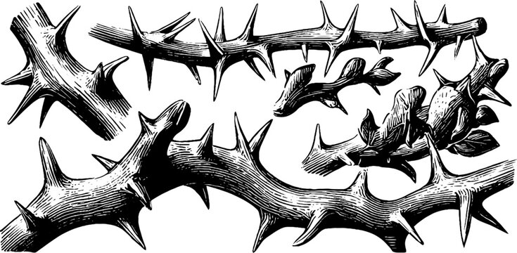 Thorn Vine Drawing Thorn Vine Drawing