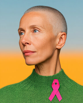 Portrait celebrating World Breast Cancer Day