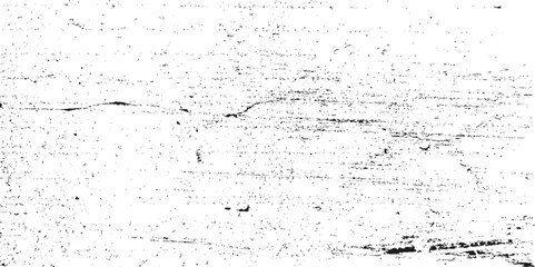 Distressed black texture. Dark grainy texture on white background. Dust overlay textured. Grain noise particles. Rusted white effect. Grunge design elements. Vector illustration
