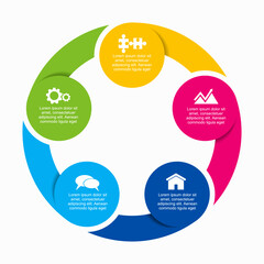 Infographic design template with place for your data. Vector illustration.