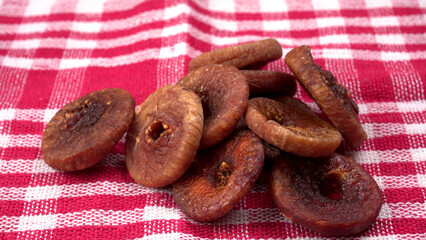 Fresh Figs or Anjeer fruit healthy vegan food concept organic dry fruits on wooden background.